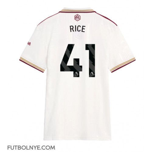 Camiseta Arsenal Declan Rice #41 Tercera Equipación para mujer 2025-26 manga corta Camiseta Arsenal Declan Rice #41 Tercera Equipación para mujer 2025-26 manga corta